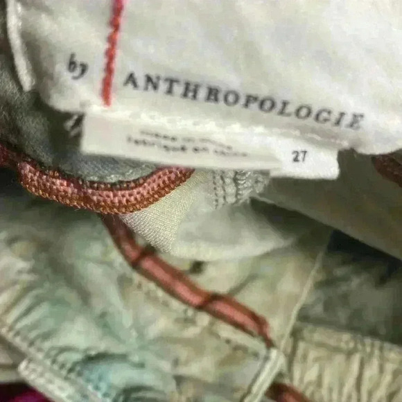 Anthropologie Wanderer Utilitarian Tie Dye Linen Blend Cargo Pants Gorpcore 27 - Picture 11 of 11